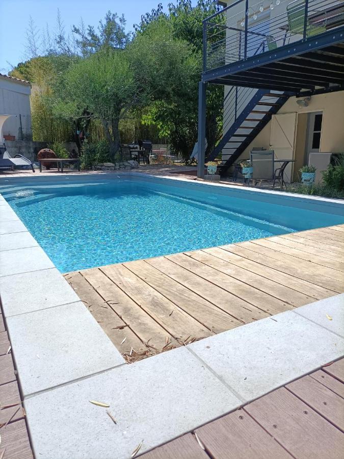 Appartement Independant Avec Jardin Et Acces Piscine นีมส์ ภายนอก รูปภาพ
