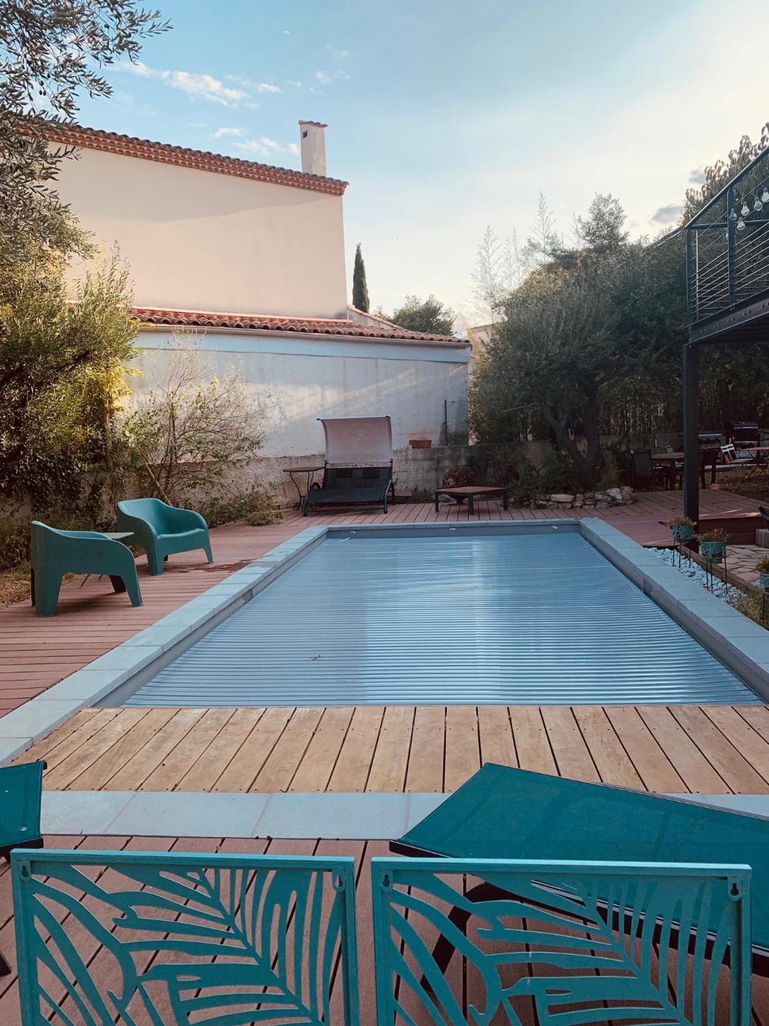 Appartement Independant Avec Jardin Et Acces Piscine นีมส์ ภายนอก รูปภาพ